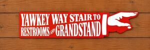 Fenway Park Yawkey Way Stair Sign Boston Massachusetts Baseball Red Sox Stadium